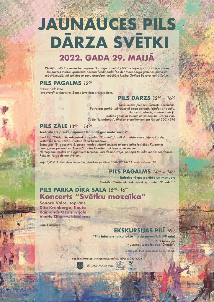 dārza svēttu plakāts 2022