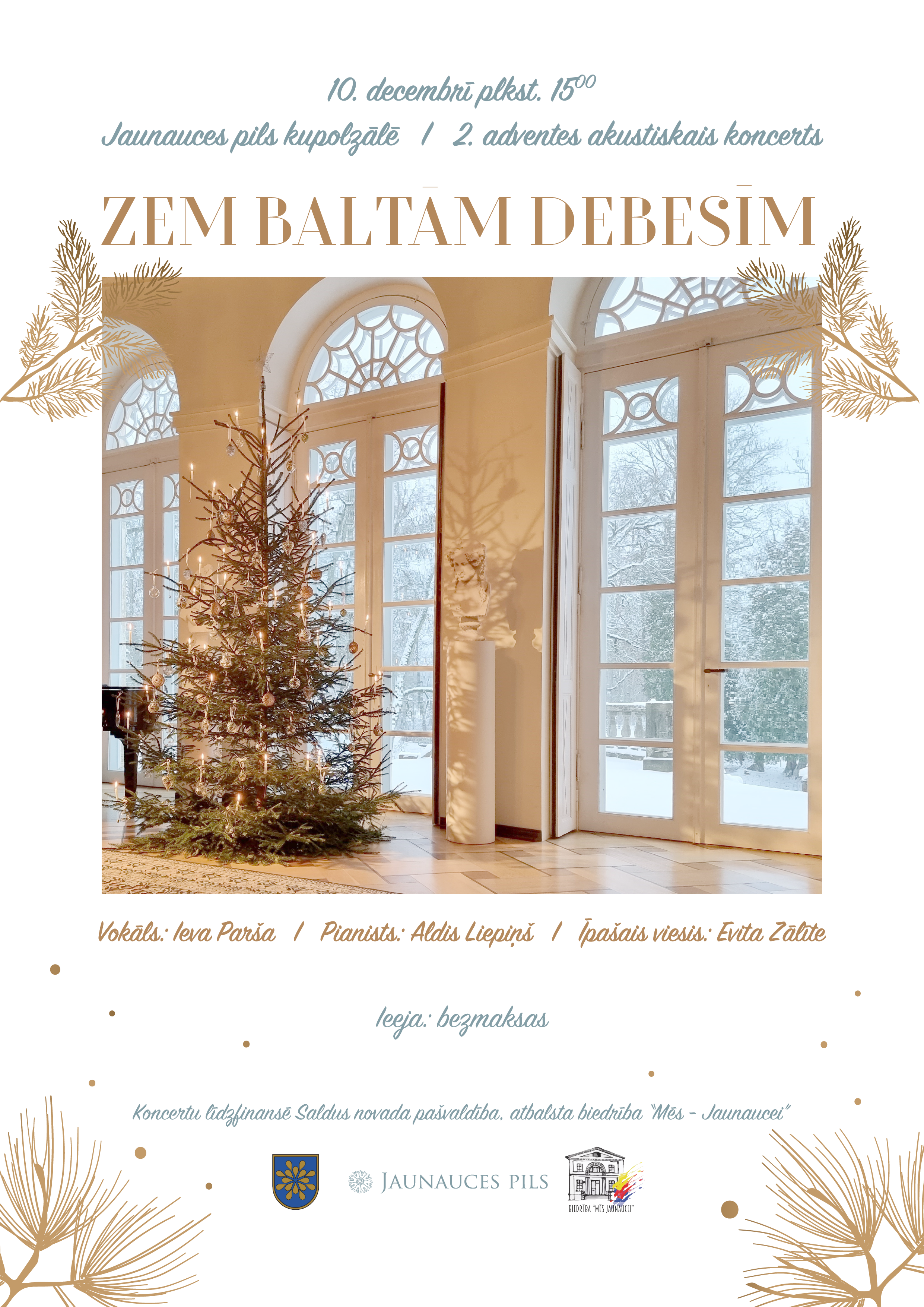 Koncerts “ZEM BALTĀM DEBESĪM”